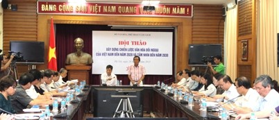 Hội thảo Xây dựng chiến lược văn hóa đối ngoại - ảnh 1